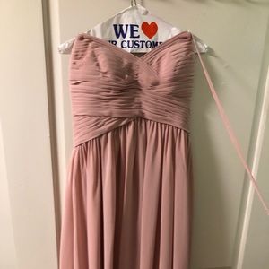 Beautiful Blush Maxi Dress Never Worn W/Tags!